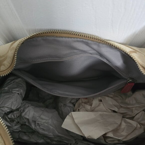 Coach Tan and Pink Hobo Bag - Picture 5 of 7